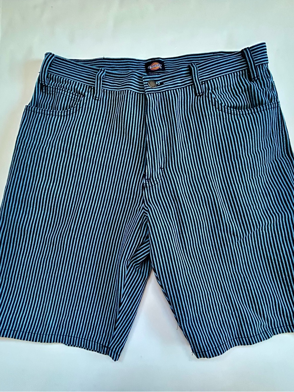Dickies Blue & White Striped Men’s Work Shorts